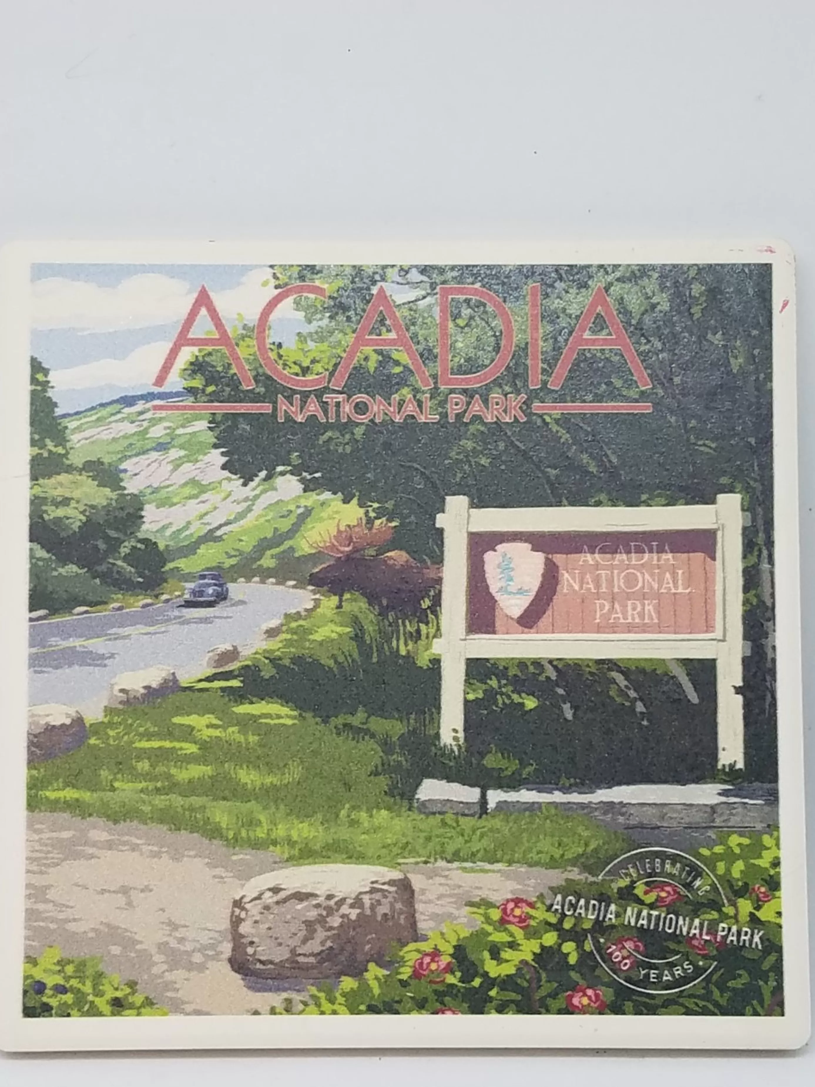 Christmas Vacation Coasters<Acadia National Park Sign Coaster