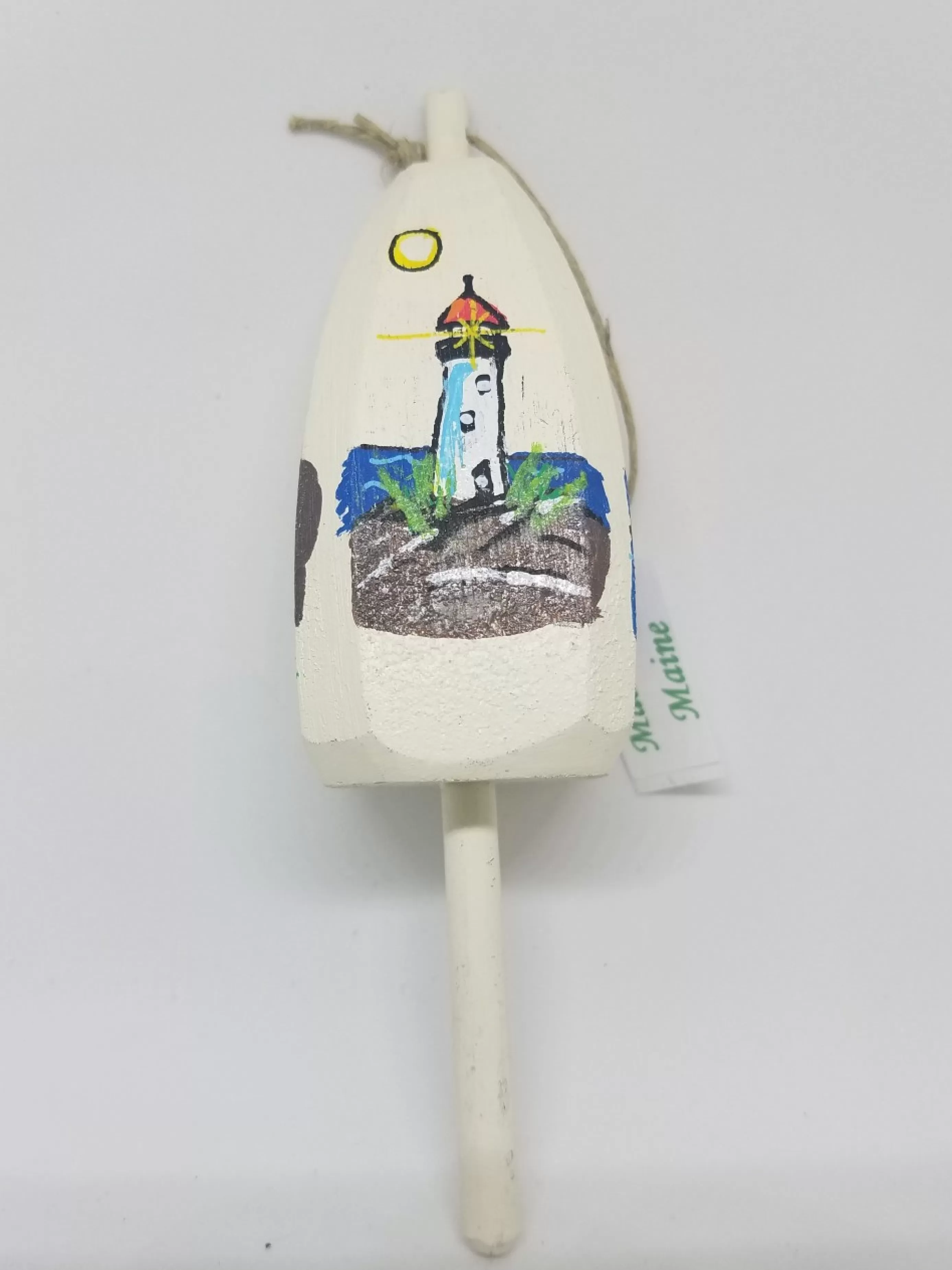 Christmas Vacation Buoys<Lighthouse On White Buoy Ornament