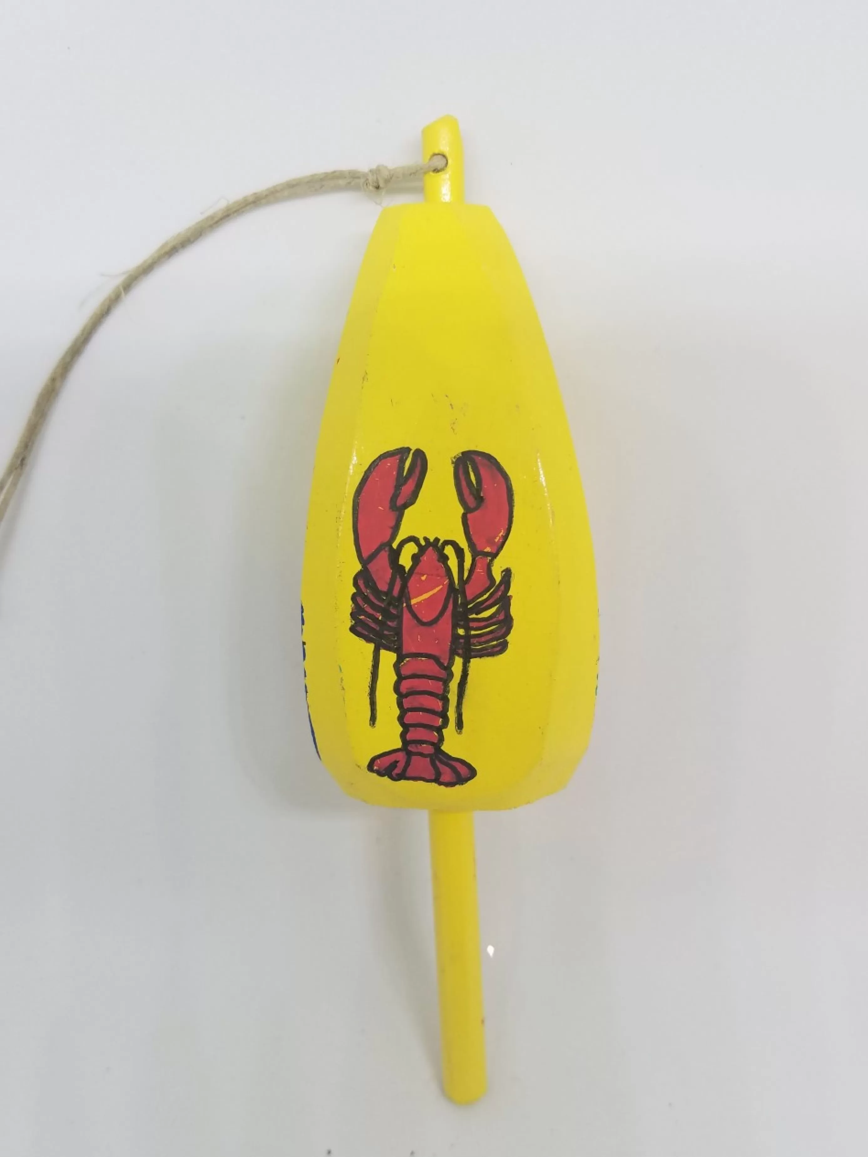 Christmas Vacation Buoys<Lobster On Yellow Buoy Ornament