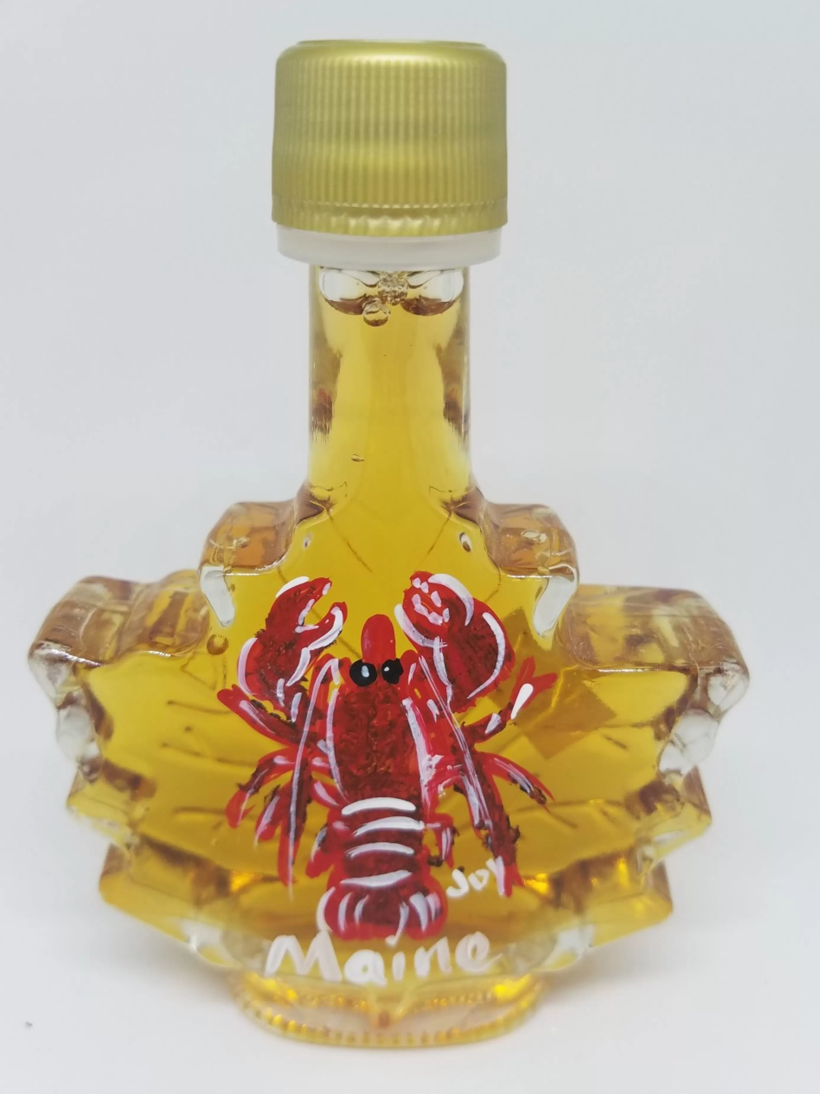 Christmas Vacation Sweet Treats<Maine Maple Syrup With Lobster Painted Glass 1.7 Oz