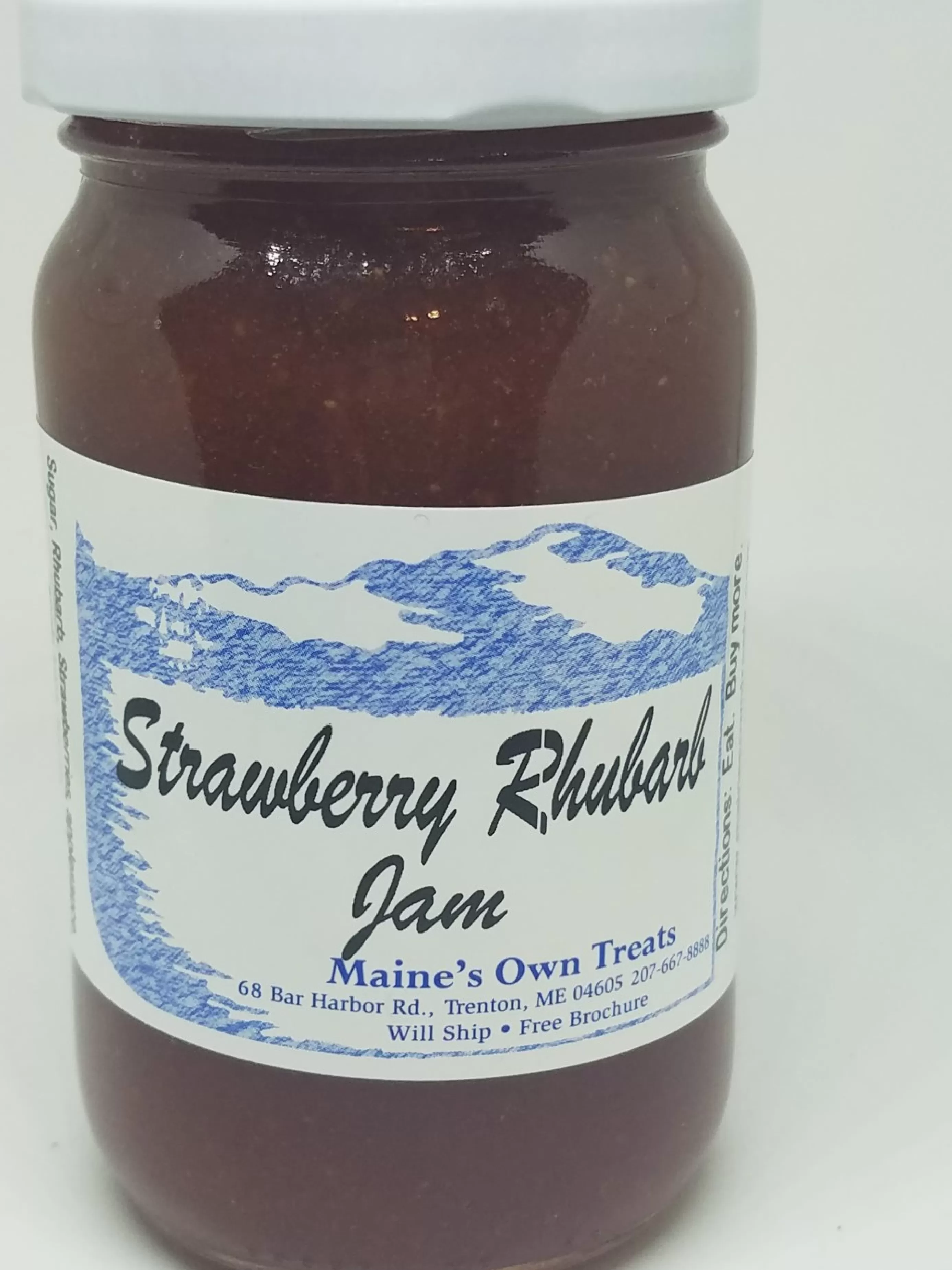 Christmas Vacation Sweet Treats<Maine Strawberry Rhubarb Jam 10 Oz