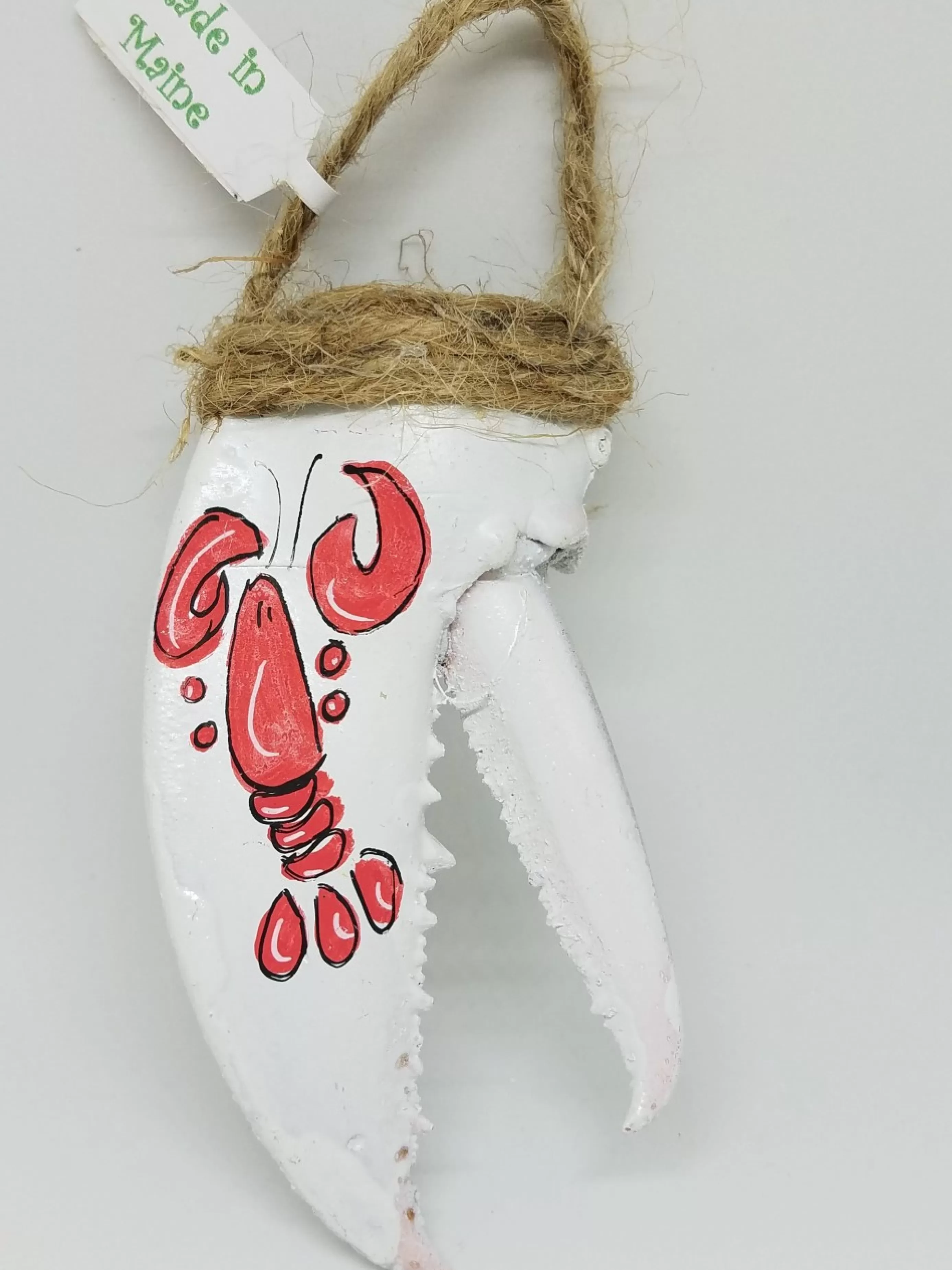 Christmas Vacation Ornaments<Red Lobster On White Lobster Claw Ornament